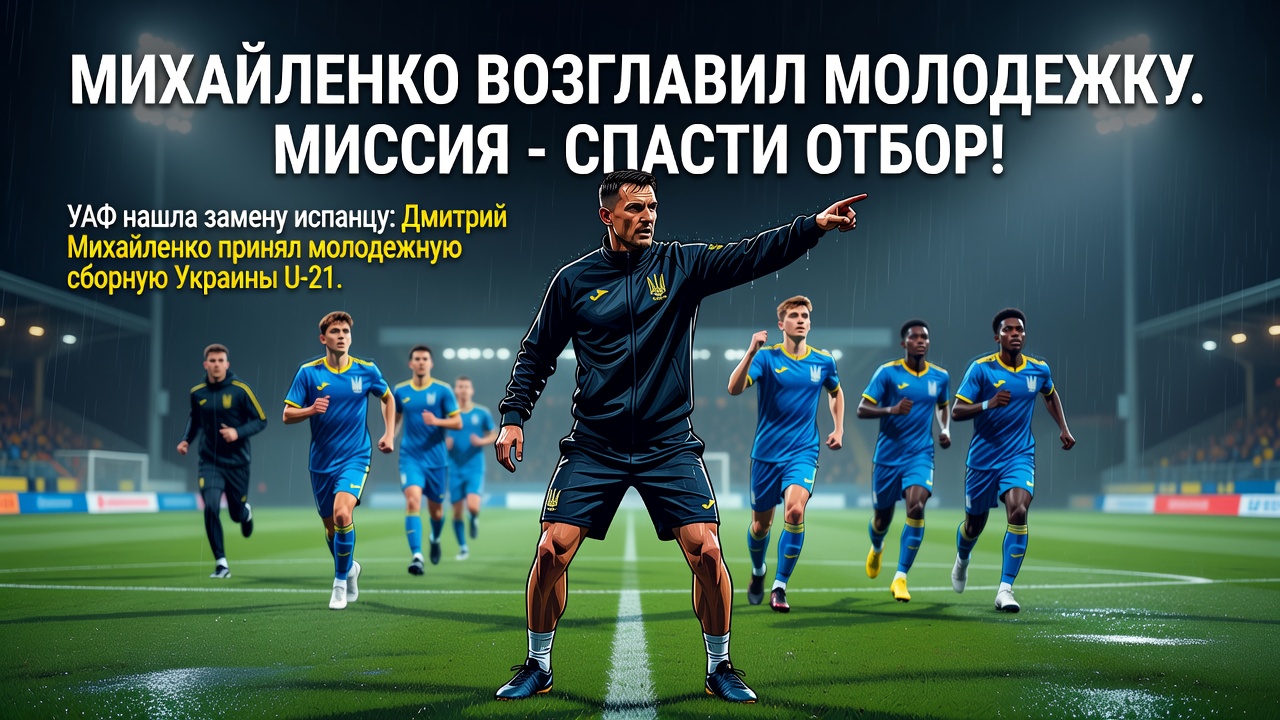Михайленко возглавил молодежку. Миссия - спасти отбор!